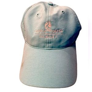 High End Light Blue Saddle Creek Resort Adidas Strap Back Golf Hat Women’s OS